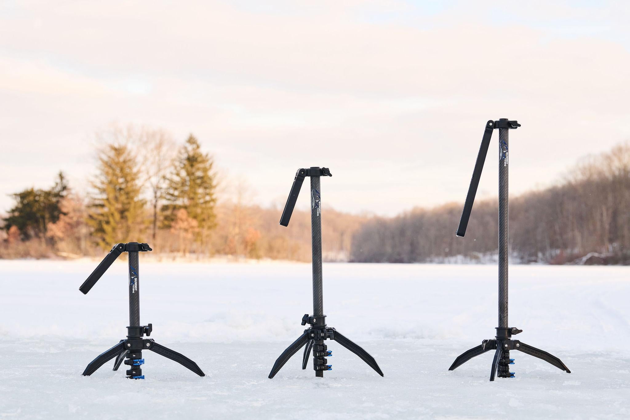 Ice Fishing Transducer Pole & Mount | Adjustable Sonar Pole | Summit Fishing Equipment 24"-60" / Eagle Eye 9 Ice Fishing Transducer Pole & Mount | Adjustable Sonar Pole | Summit Fishing Equipment 24"-60" / Eagle Eye 9