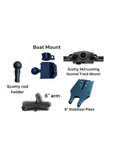 Load image into Gallery viewer, 90 Degree Scotty Mount KIT