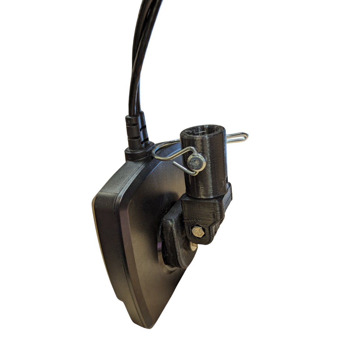 Humminbird Mega Live Transducer Mount with Hardware For Pole End Ins