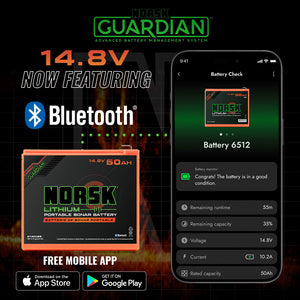 Norsk Lithium 14.8V 50Ah Lithium-Ion Battery with Charger