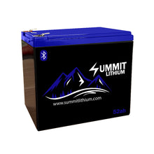Load image into Gallery viewer, 52AH NMC Lithium ION Battery With Charger and Bluetooth