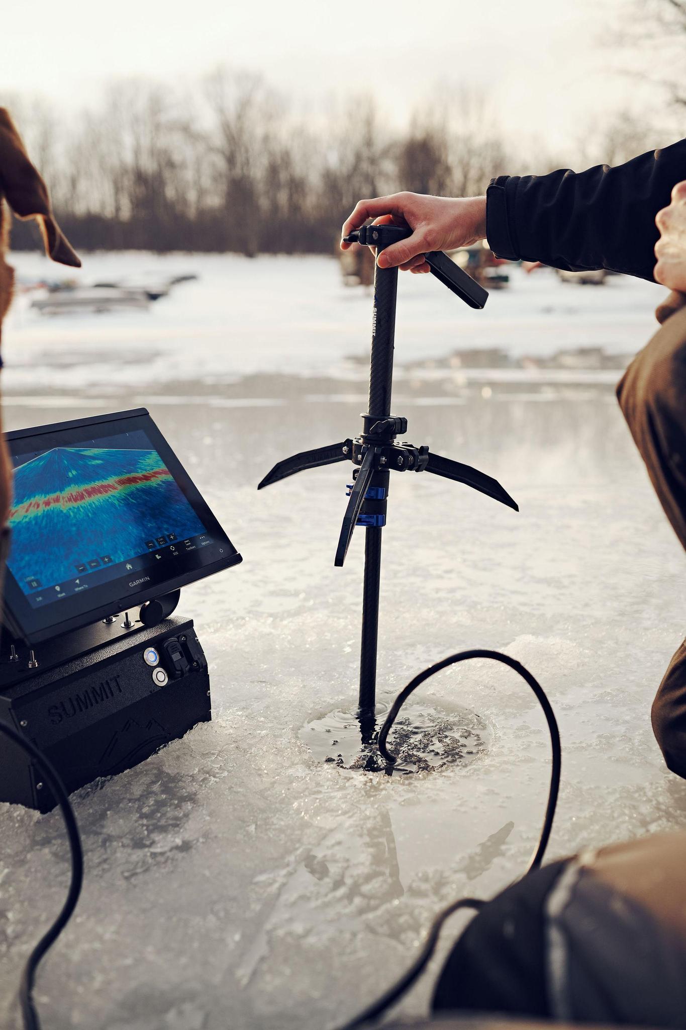 Ice Fishing Transducer Pole & Mount | Adjustable Sonar Pole Ice Fishing Transducer Pole & Mount | Adjustable Sonar Pole
