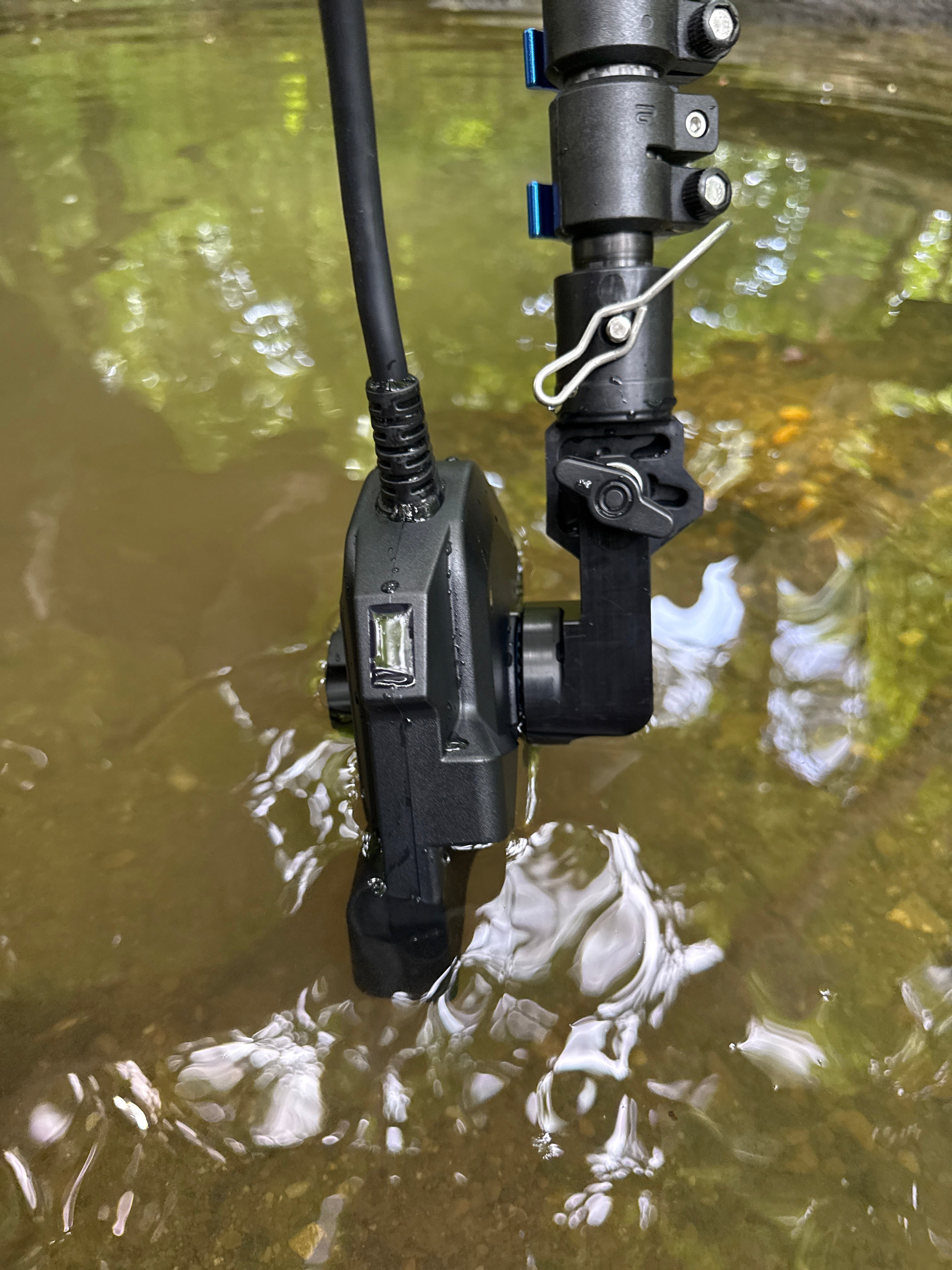 Ice Fishing Transducer Pole & Mount | Adjustable Sonar Pole