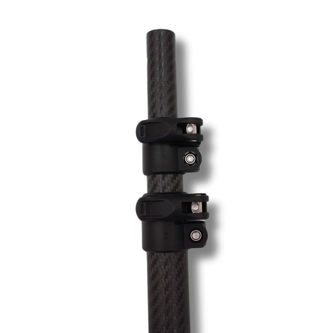 carbon fiber cane pole fishing Carbon Fiber Transducer Pole | Bare Sonar Support Pole