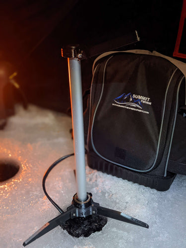 Garmin Livescope Transducer Pole and Ice Mount/Tripod Combo (ICE FISHING)
